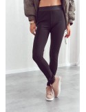 Black smooth women\'s leggings 6070 - Online store - Boutique